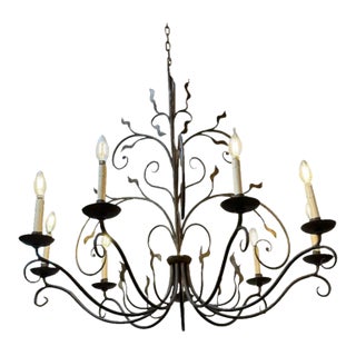 Ironware International Alexandra 8 Light French Chandelier For Sale