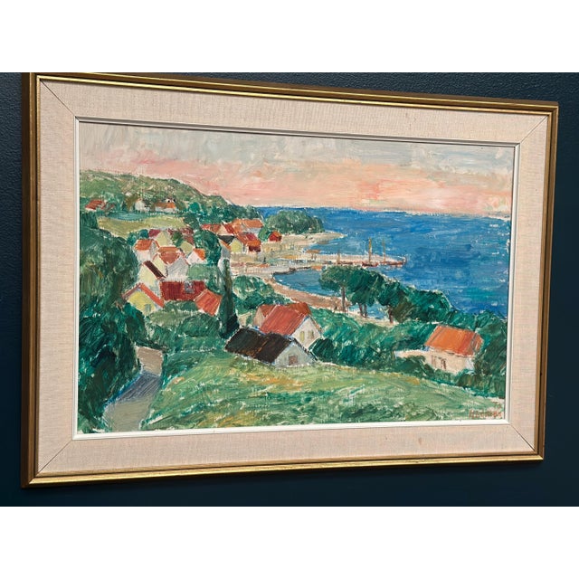 John Hedman, Coastline, 1973, Oil on Panel For Sale - Image 15 of 18