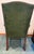 Wood Kittinger Green Leather Chippendale Style Gainsborough Chair For Sale - Image 7 of 10