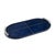 Contemporary Regina Andrew Hayes Leather Tray Oval, Blue For Sale - Image 3 of 3