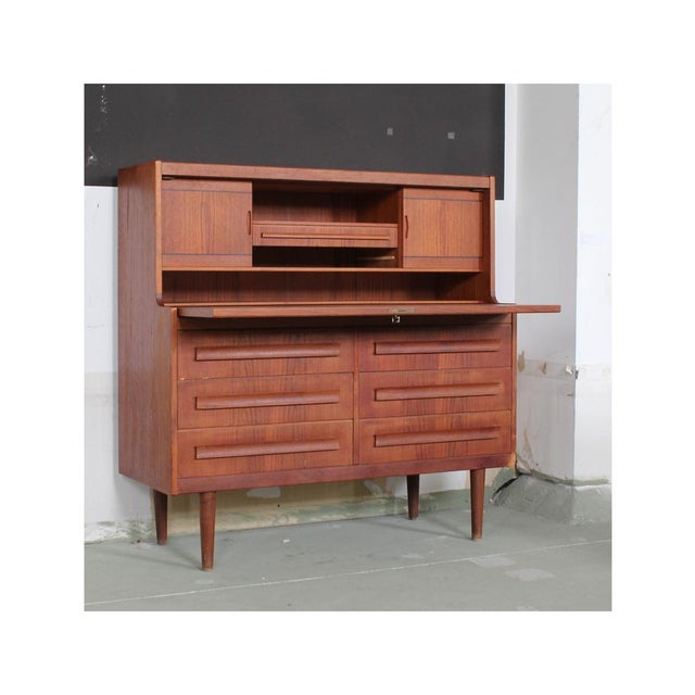 Vintage Secretaire from Denmark, 1960s For Sale - Image 6 of 9