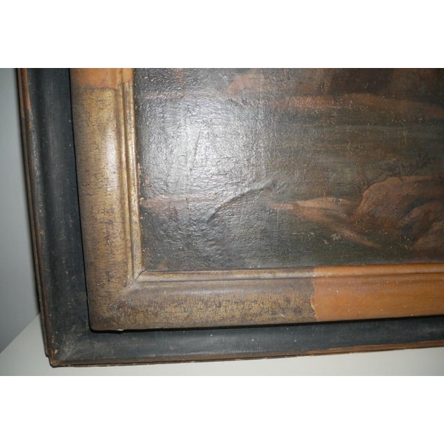 Romantic Landscape, Oil on Canvas, Framed For Sale - Image 18 of 18