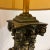 Mid-20th Century Large Ornate Gold and Bronze Lamp Plaster Column For Sale In Cleveland - Image 6 of 12