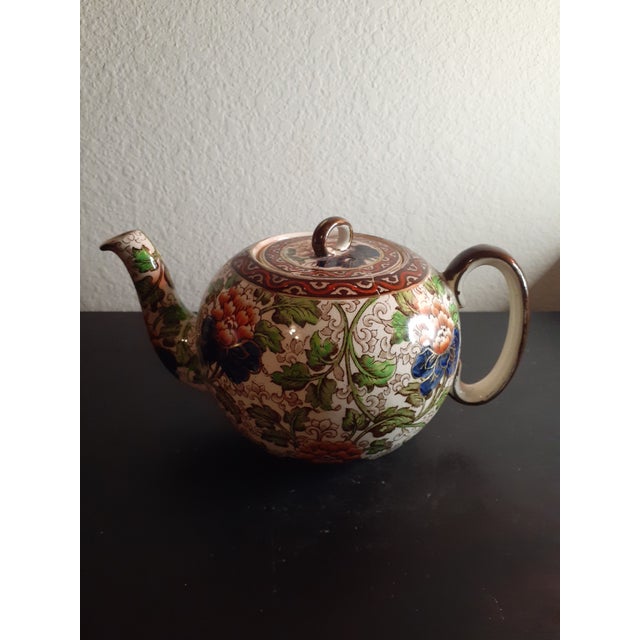 Vintage Royal Doulton Chintz Pattern Tea Pot, England For Sale In Dallas - Image 6 of 8