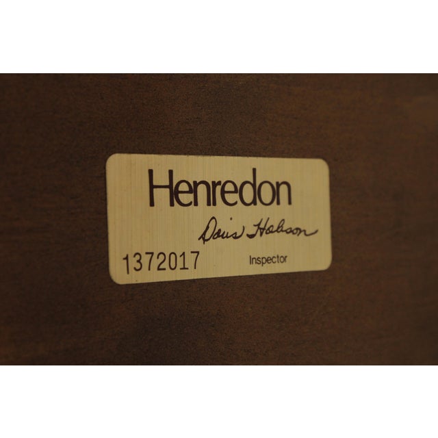 Henredon Banded Mahogany Dining Room Table For Sale - Image 17 of 17