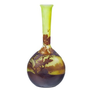 Art Nouveau Vase by Gallé, France, 1800s For Sale