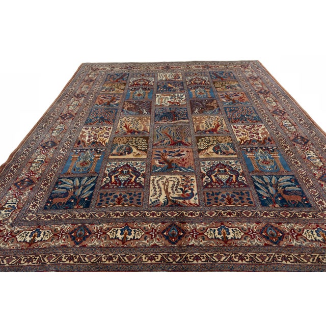 Middle Eastern Kashmar Rug For Sale - Image 4 of 12