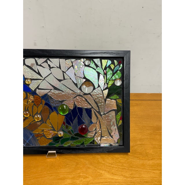 Arts & Crafts Katie Wolf Stained Glass Mosaic For Sale - Image 3 of 12