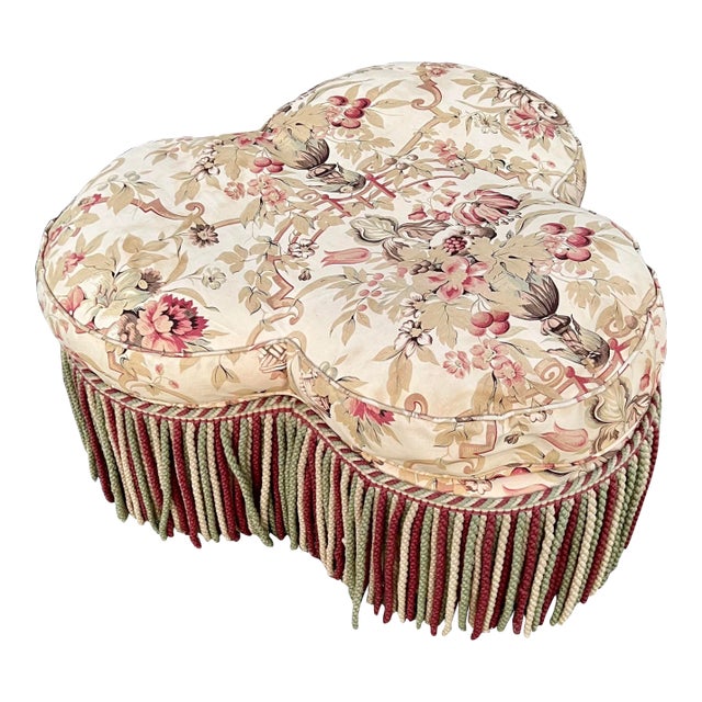 George Smith Clover Pouf Ottoman For Sale