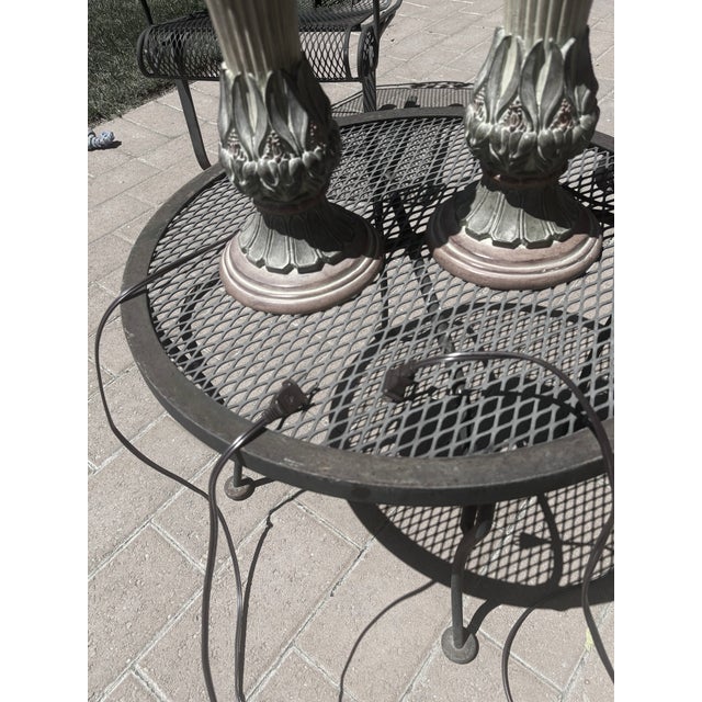 1980s Victorian Revival Lamps- Set of 2 For Sale - Image 4 of 4