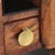 Art Deco Walnut Bedside Tables with Black Glass Tops, 1940s, Set of 2 For Sale - Image 3 of 7
