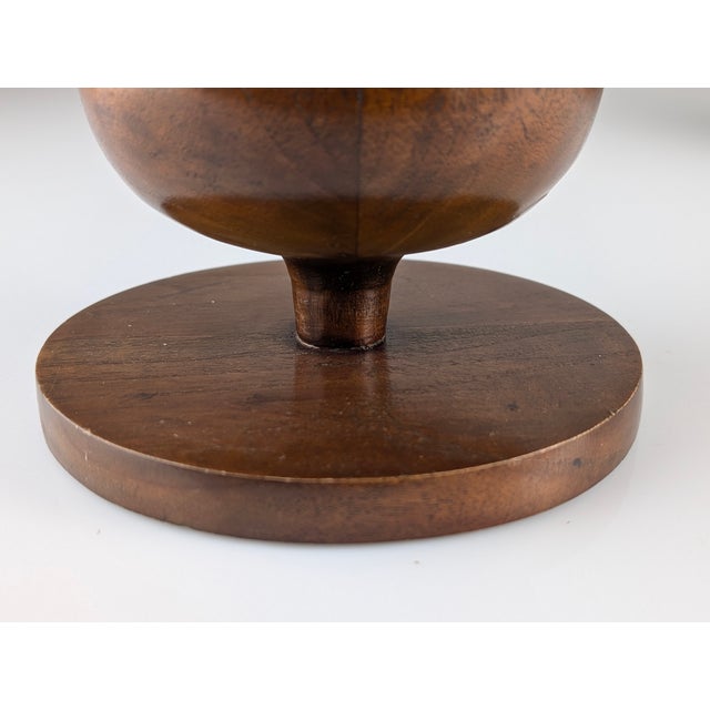 Mid-Century Modern Adjustable Wooden Table Lamps, 1970s, Set of 2 For Sale - Image 3 of 11