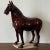 Late 19th Century Antique Tang Sancai Terracotta Horse in Brown Glaze - Exquisite Form and Detail For Sale - Image 5 of 10