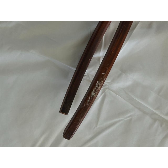 Mid 20th Century Folding Wooden Luggage Rack by Millersburg Products Co., Pa For Sale In Los Angeles - Image 6 of 12