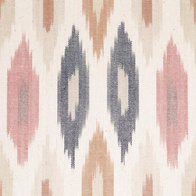 Contemporary SAMPLE - Schumacher Sunara Ikat Fabric In Sedona For Sale - Image 3 of 4