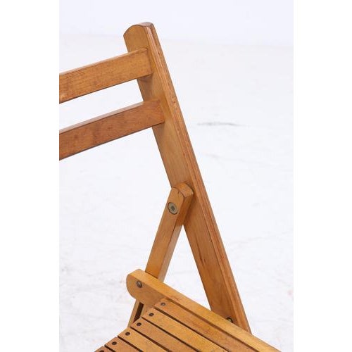 Folding Chairs in Birch from C.T.C., Set of 4 For Sale - Image 11 of 18