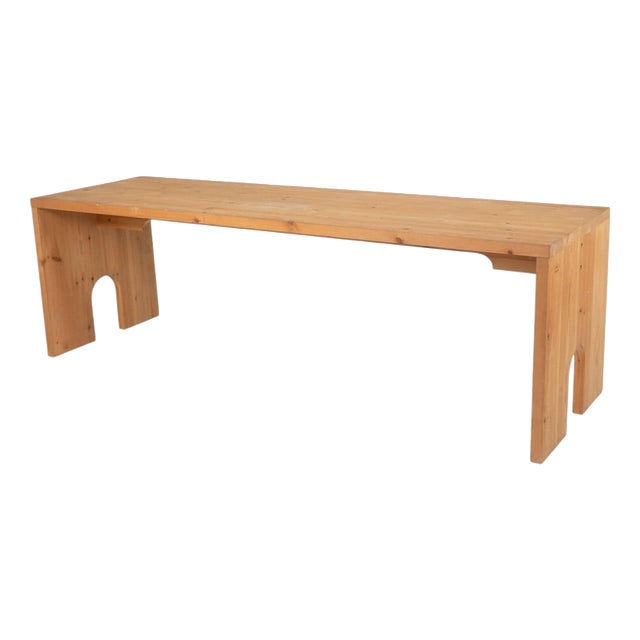 the Mobili Nella Valle Series Dining Table by Mario Ceroli for Poltronova, 1970 For Sale