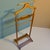 Mid-Century Modern 1960’s Vintage Mid-Century Modern Men’s Bedroom Wood Suit Valet Aka Silent Butler For Sale - Image 3 of 4