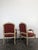 Louis XV Red Cabriolet Armchairs, Set of 2 For Sale - Image 5 of 7