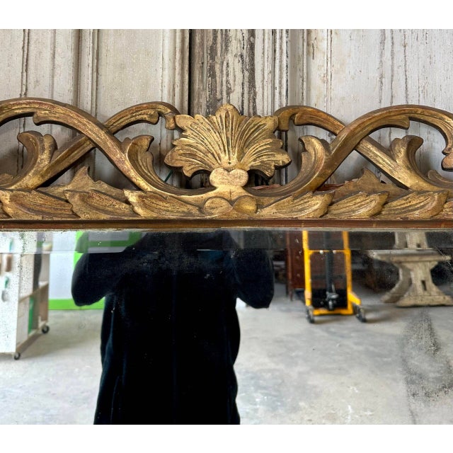 Antique Carved Mirror, 19th Century For Sale - Image 5 of 11