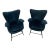 Sarreid Ltd. Blue Wings Chairs- a Pair For Sale
