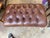 Vintage Chesterfield Syle Tufted Leather Ottoman Footstool For Sale In Washington DC - Image 6 of 16