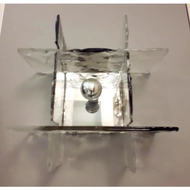 1960s Square Sconces by Carlo Nason for Mazzega For Sale - Image 6 of 12