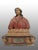 Antique Late 17th century Spanish Polychrome Wooden Reliquary Bust For Sale - Image 6 of 6