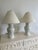 Palm Beach Regency Ginger Jar White Glazed Porcelain Table Lamps - A Pair For Sale - Image 11 of 11