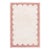 Fossay Shag Machine Woven Rug Rose 2x3 For Sale