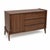 1960s Mid Century Walnut Dresser For Sale - Image 5 of 6