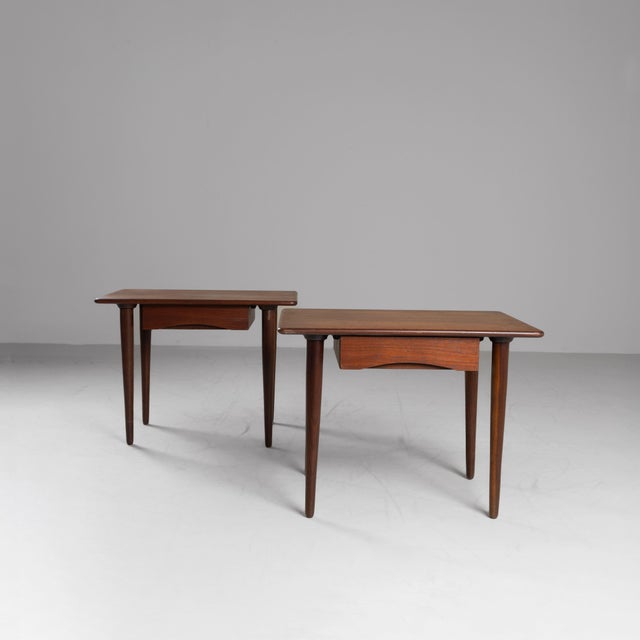 Wooden Bedside Tables, 1960s, Set of 2 For Sale - Image 11 of 11