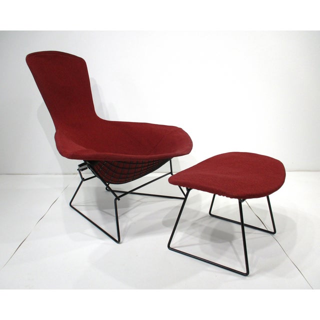 Harry Bertoia Bird Lounge Chair and Ottoman for Knoll For Sale - Image 12 of 12