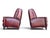 Oxblood Red Pair of Vintage English Wingback Recliners in Burgundy Oxblood Leather For Sale - Image 8 of 16