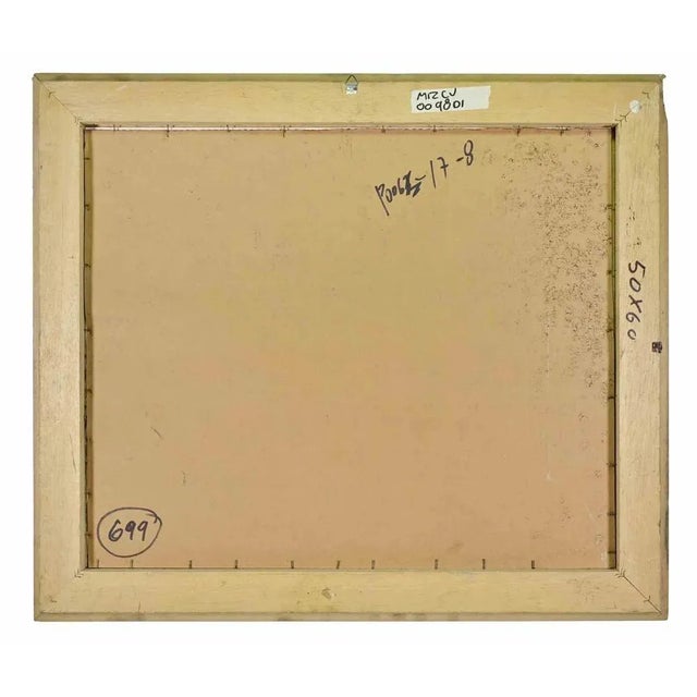 Contemporary Giovanni Gromo, Landscape, Mixed Media, 1980s, Framed For Sale - Image 3 of 4