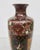 Japanese Meiji period cloisonne enamel vase with alternating medallions of a dragon and phoenix, circa 1900, with brass...