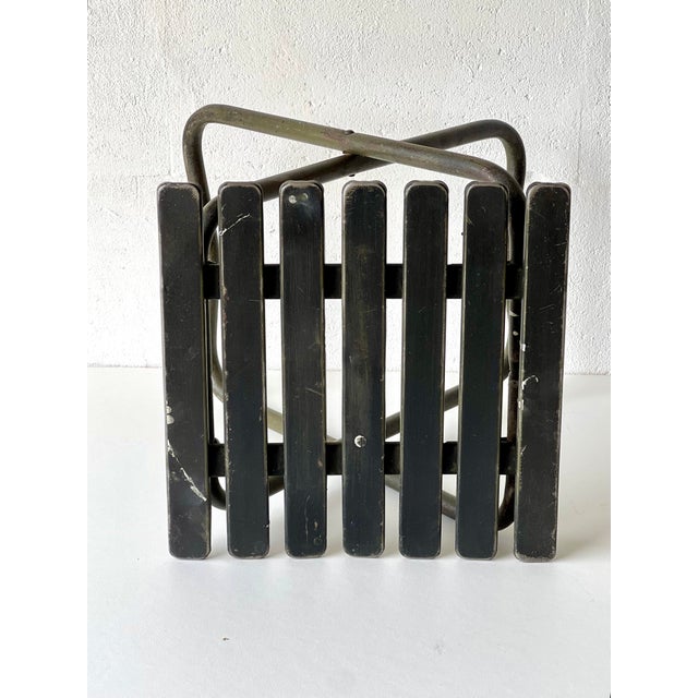 Industrial Folding Metal Chair, 1970s For Sale - Image 4 of 18