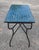 2020s 44" Rectangular Handmade Moroccan Petrol Blue Mosaic Table For Sale - Image 5 of 7