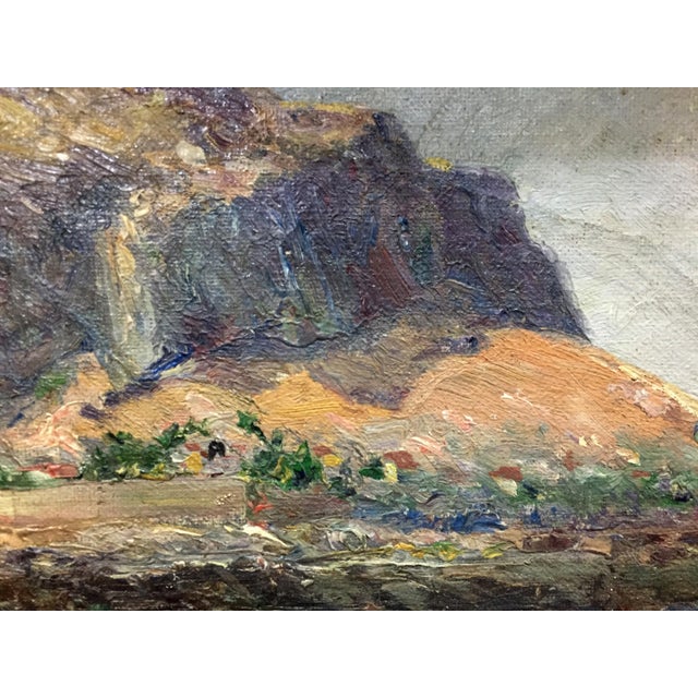 Impressionist Impressionist Style Rocky Shoreline Oil Painting "Twilight" Paul Christiaan Bos For Sale - Image 3 of 8