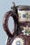 Manganese Floral Pewter Mounted Jug from Brussels Faience, 1700s For Sale - Image 9 of 11