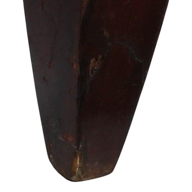 Brass Hepplewhite Mahogany Graduated 4 Drawer Chest With Slayed Legs C1830 For Sale - Image 8 of 12