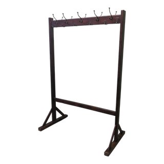 Double Sided Arts & Crafts Hanging Rail For Sale