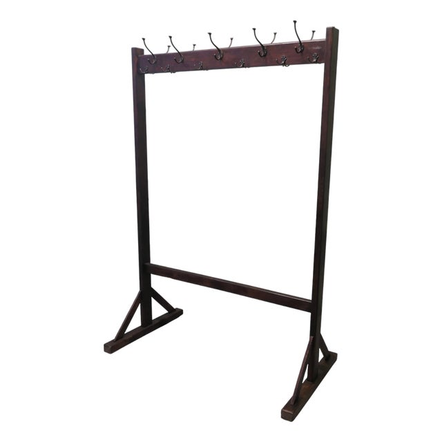 Double Sided Arts & Crafts Hanging Rail For Sale