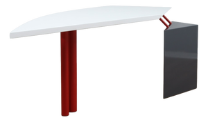Postmodern Writing Desk attributed to Franco Corradini for Saporiti, 1980s