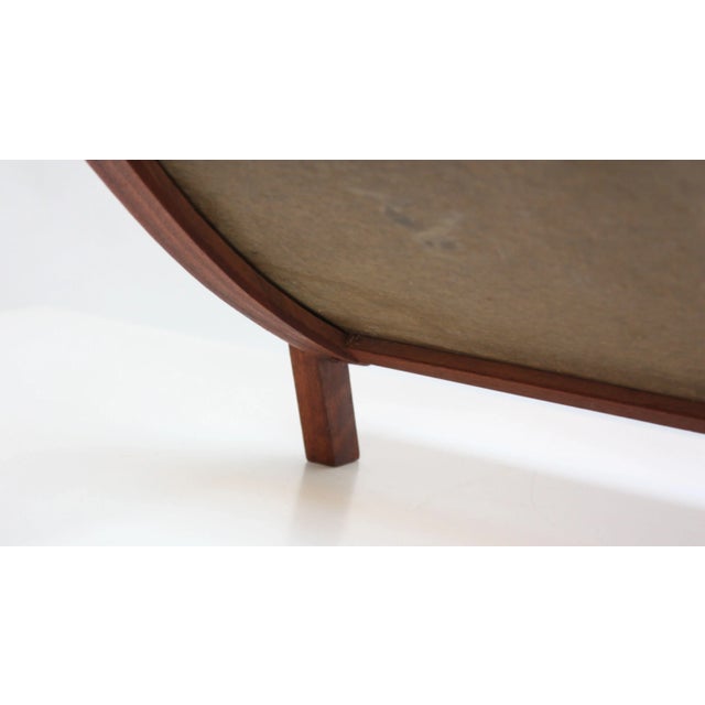 Sculptural Danish Modern Walnut Magazine Rack For Sale - Image 9 of 9