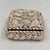 Vintage Coastal Sailors Valentine Shell Encrusted Trinket Box Blue Interior For Sale In New York - Image 6 of 9