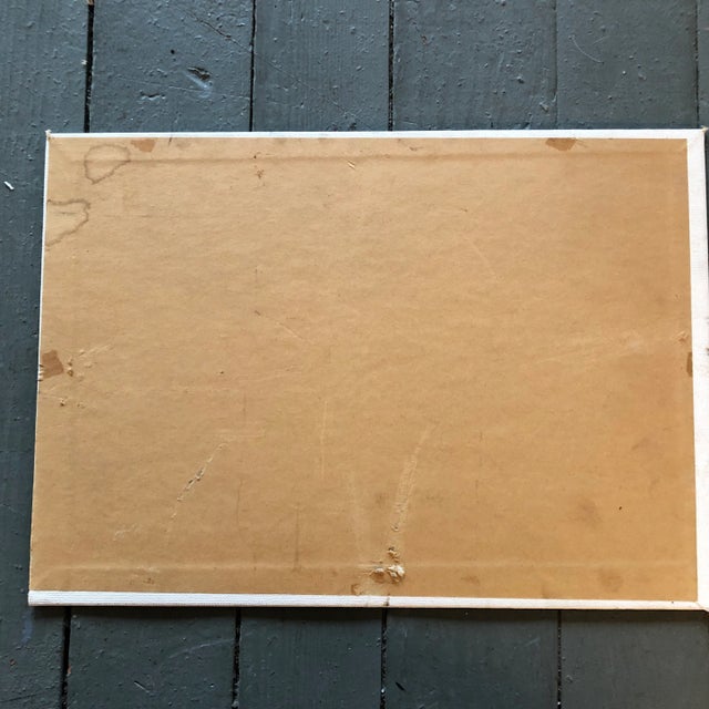 1960s Vintage Original Impressionist Painting Church in Snow Signed 1960’s For Sale - Image 5 of 6