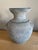 Slate Gray Late 20th Century Canedese Italian Murano Scavo Glass Vase For Sale - Image 8 of 8