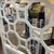 Wood Geometric Fretwork Chinoiserie King Headboard For Sale - Image 7 of 8