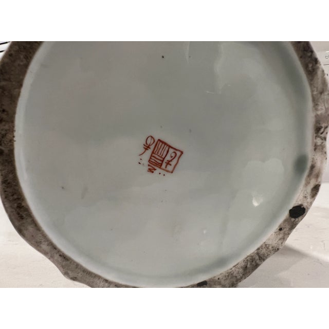 Ceramic Pair, Samson French Porcelain Famille Rose Medallion Pallet Porcelain Urns For Sale - Image 7 of 12